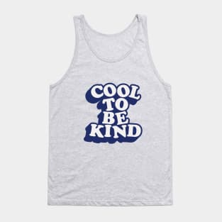 Cool to Be Kind in Green Blue and White Tank Top